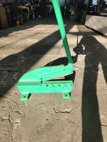 Facão manual para corte de chapa